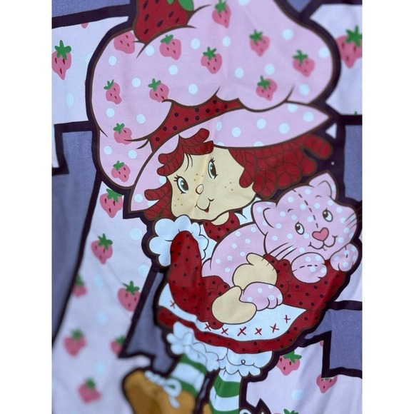 Vintage Style purple Strawberry Shortcake t shirt size small - Picture 4 of 6
